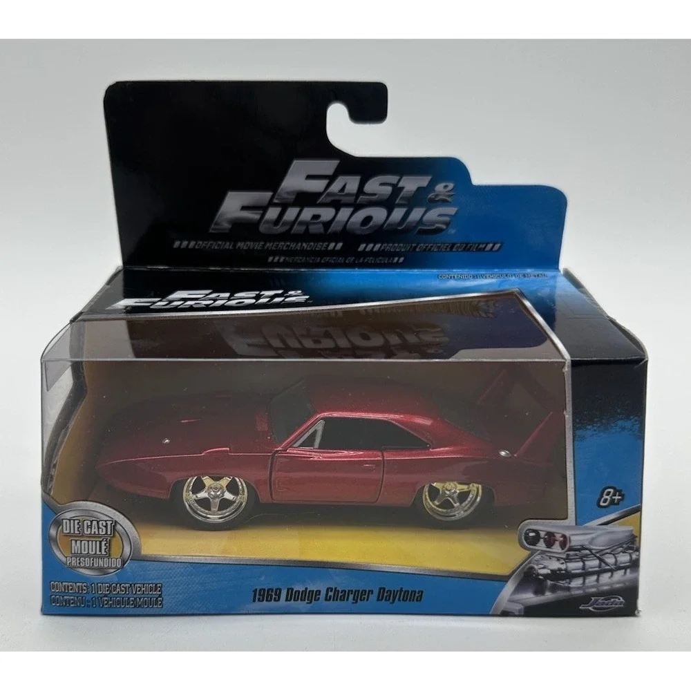 JADA FAST & FURIOUS 1969 DODGE CHARGER DAYTONA RED 1/32 DIECAST 24037